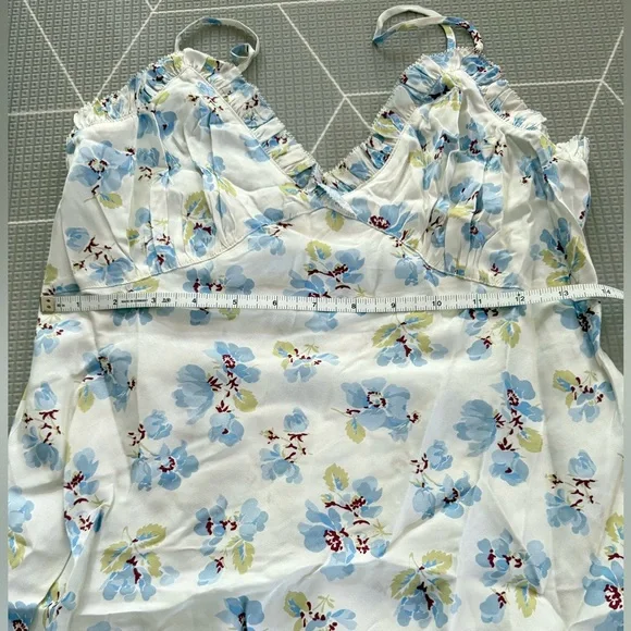 DÔEN ruffled floral-print midi dress size 2 - Picture 5 of 14